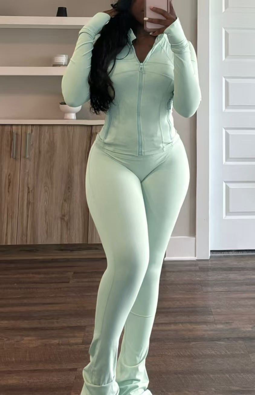 Sporty Casual Two-Piece Set