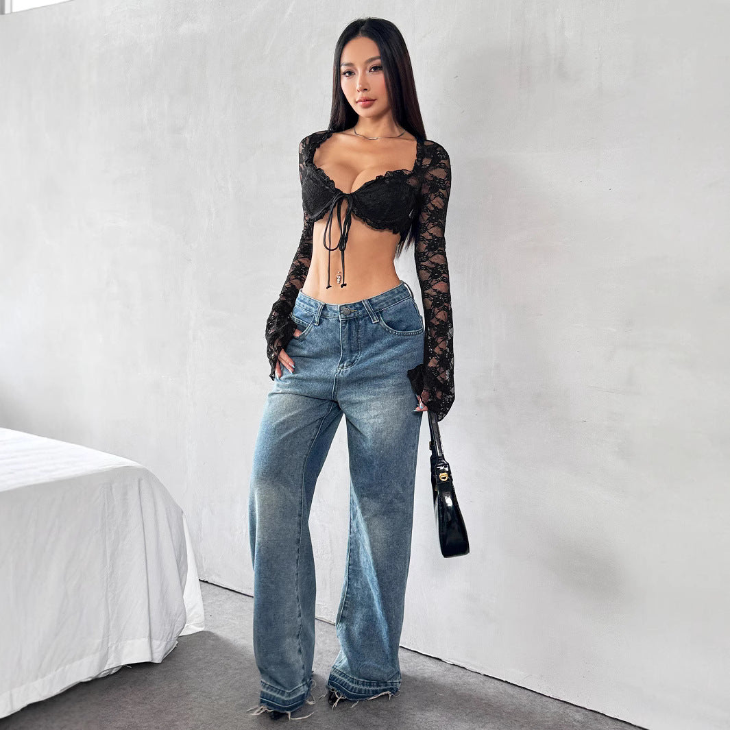 Signature Lace Cut Top