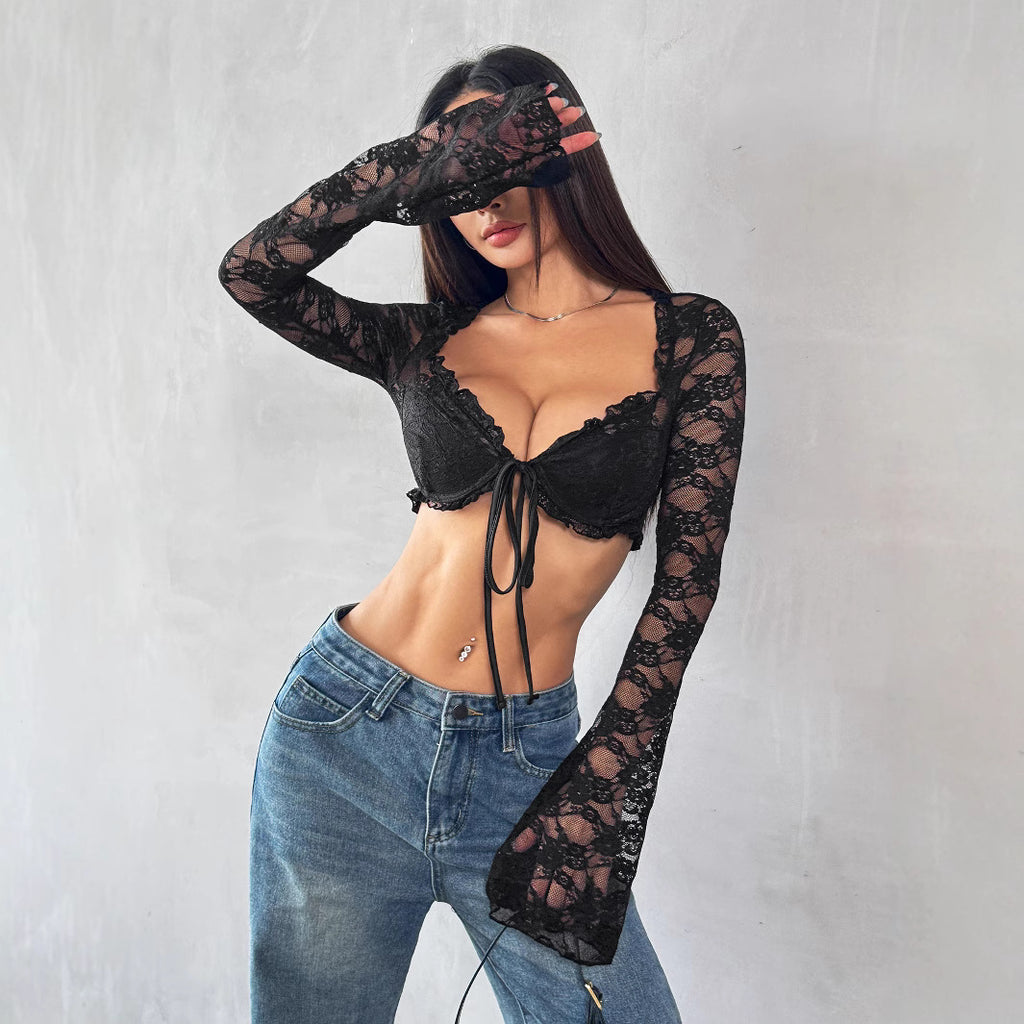 Signature Lace Cut Top