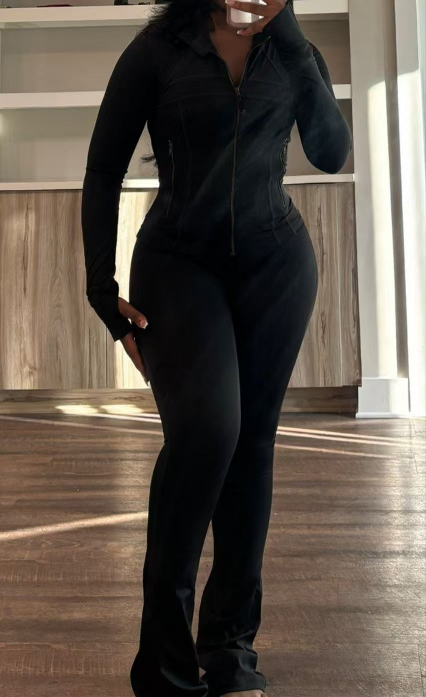 Sporty Casual Two-Piece Set