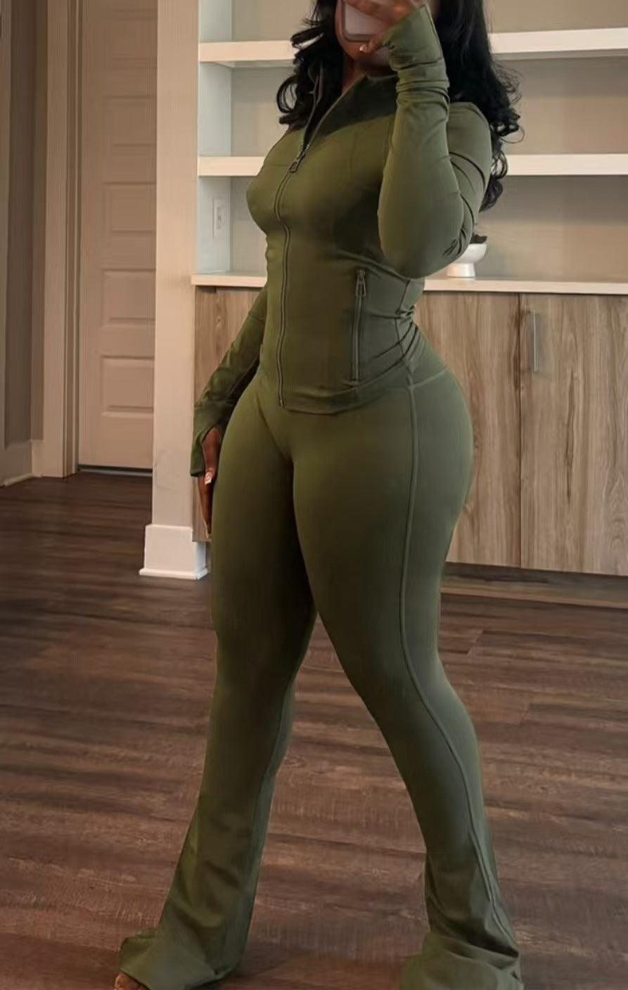 Sporty Casual Two-Piece Set