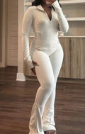 Sporty Casual Two-Piece Set